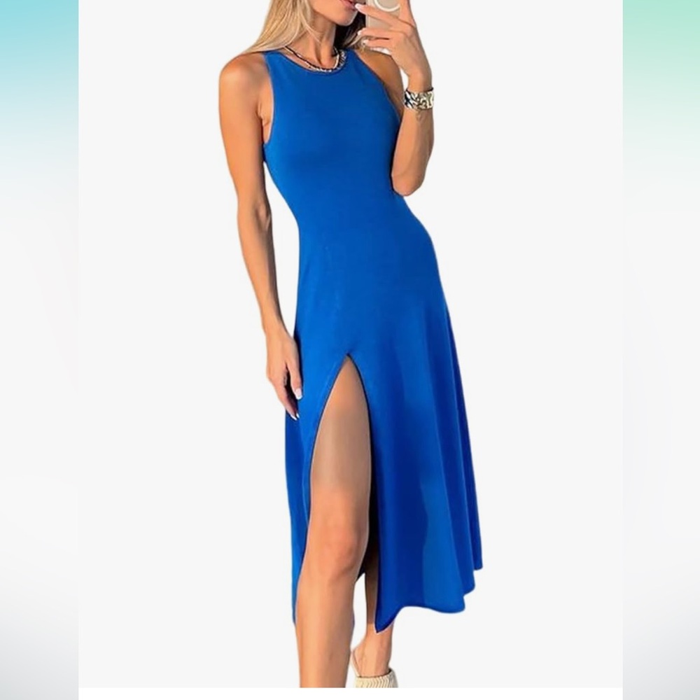 Amazon (Zeagoo) Knit Dress with slit 💙
